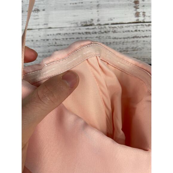 ANGEL BIBA Annalyn Strapless Mini Dress Pink NEW Floral Lace Fairy Princess S - Picture 11 of 13